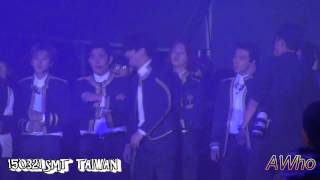 20150321 SMT IN TAIWAN SUPER JUNIOR watting at back stage time...night club
