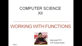 Python functions- part 1