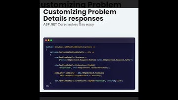 Customizing Problem Details responses #skdotnetcodingconcept #dotnet #coding #coreconcepts #sql