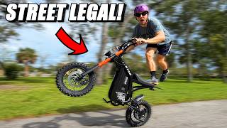 Street Legal Dirt Bike With Pedals! GT16 Plus Review