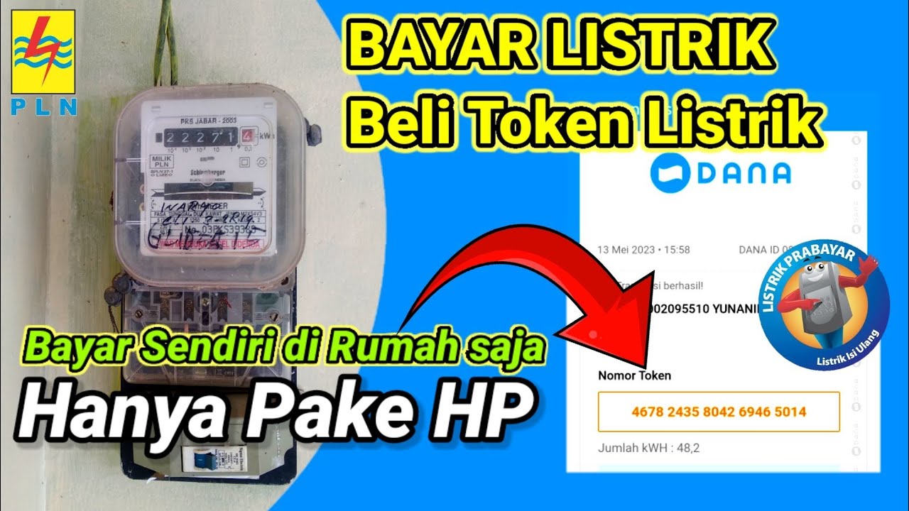 Cara Bayar Listrik Pascabayar dan Cara Beli Token Listrik di Dana ...