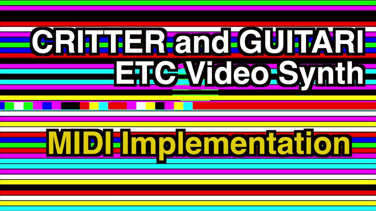 Critter & Guitari - Black & White Video Scope - YouTube