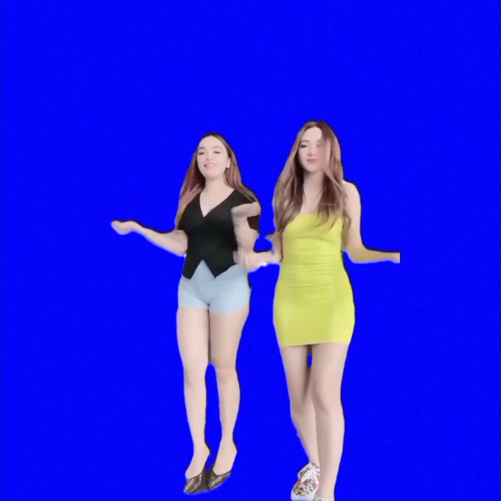Mentahan Blue Screen Cewek Cantik Joget 2021