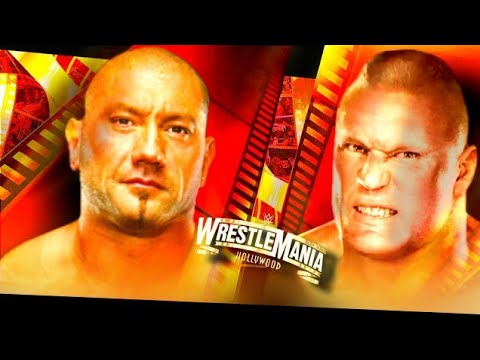 Brock Lesnar VS Batista WWE WRESTLEMANIA 37 PROMO 