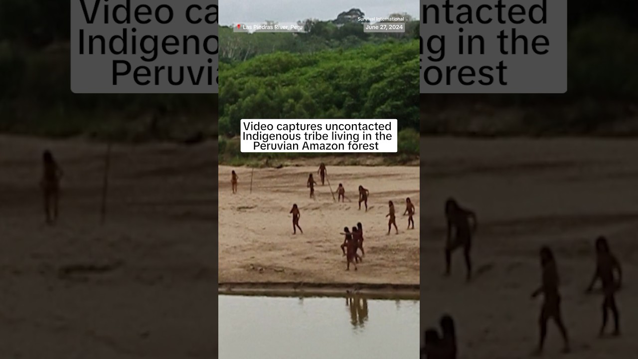 Rare video shows uncontacted indigenous tribe members in Peru Rare video shows uncontacted indigenous tribe members in Peru