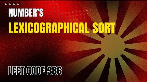 Lexicographical Numbers |String DSA in JAVA| Leetcode 386 in Java | MUST DO String QUESTIONS | MAANG