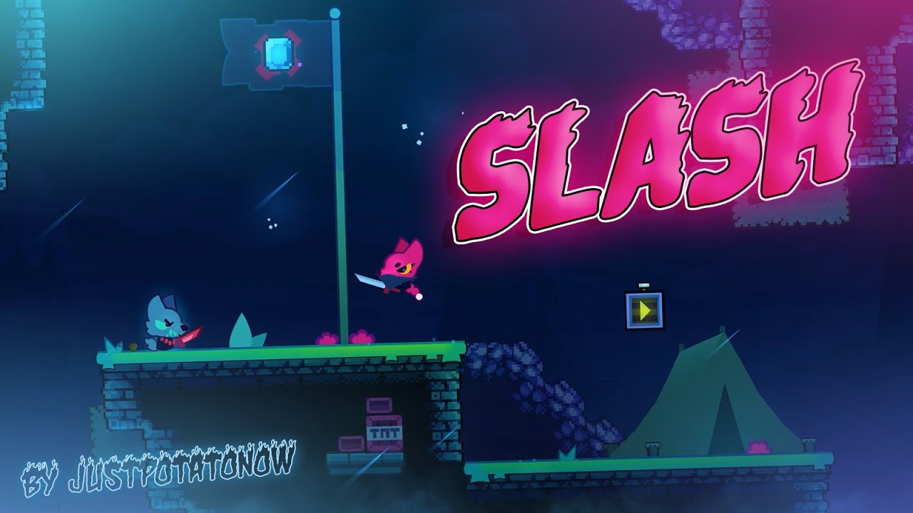Slash by JustPotatoNow {All coins} | Platform mode | Geometry dash 2.2 ...