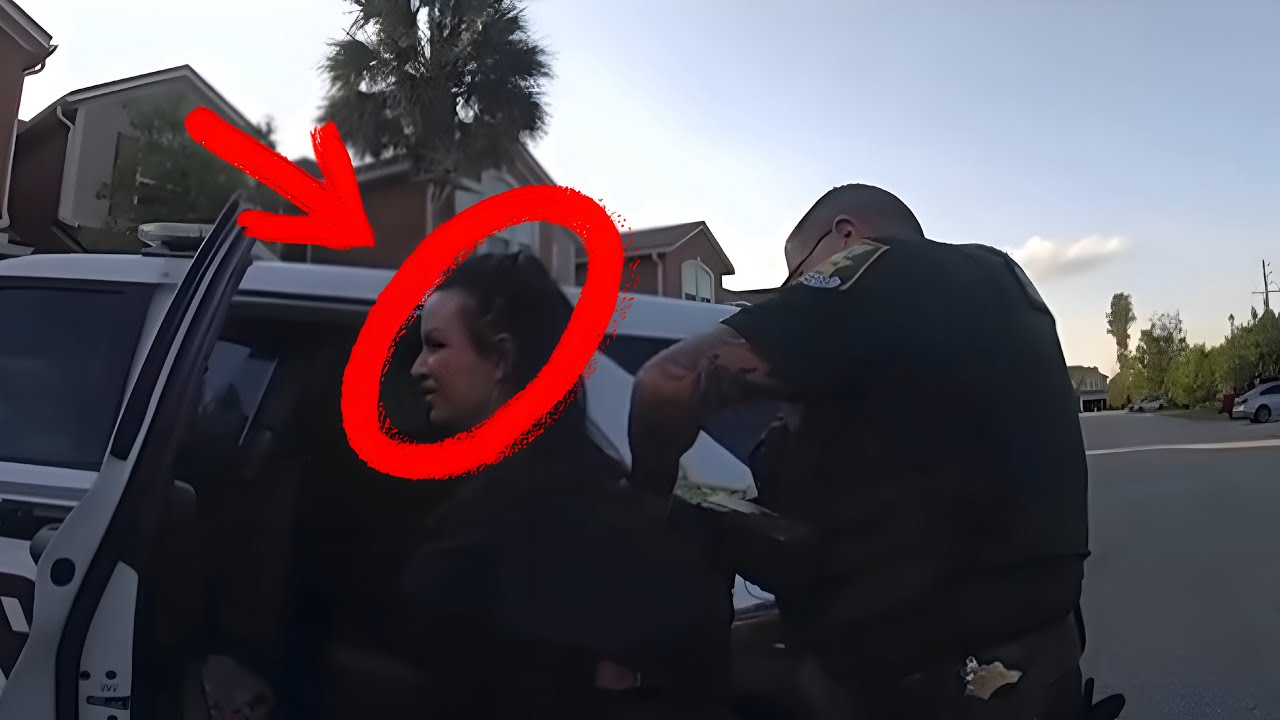 Police Surprise Woman at Home After She Crashes Mercedes Into 3 Cars ...