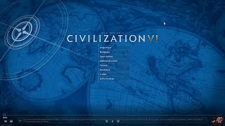 Civilization VI Let's Play: Random Emperor game, shuffle map, Part 1