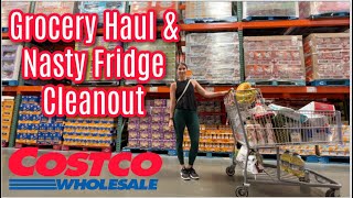 Nasty Fridge Cleanout &amp; Costco Grocery Haul With Prices! Went For an Eye Exam, Stayed For The Food!