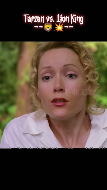 Tarzan vs. The Lion King: Epic Jungle Battle! 🦁 #shorts