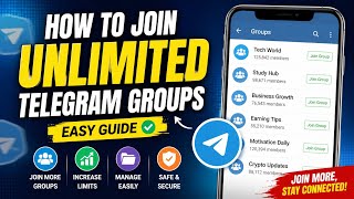 How to Join Unlimited Telegram Groups 👥 (Easy Guide)