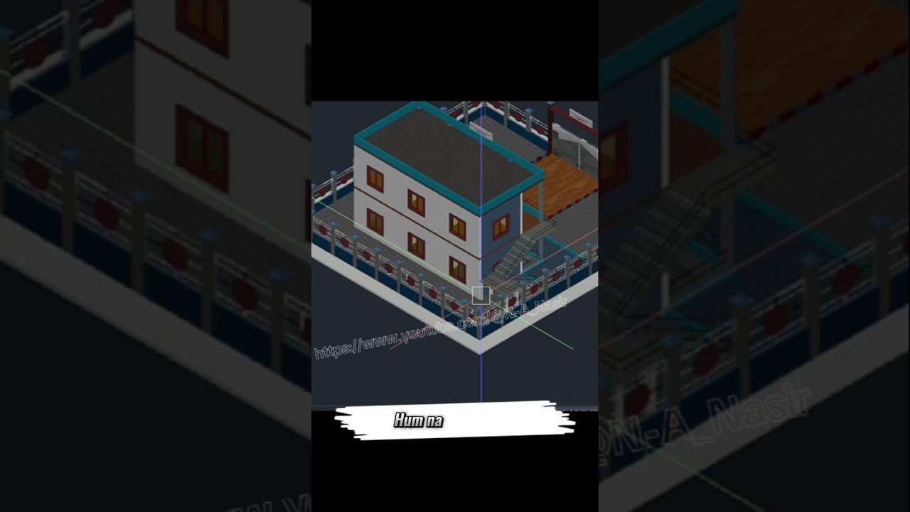 School Building in 3D Modeling... 