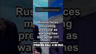 Massive Ukrainian Drone Strike Hits Moscow Region #shorts