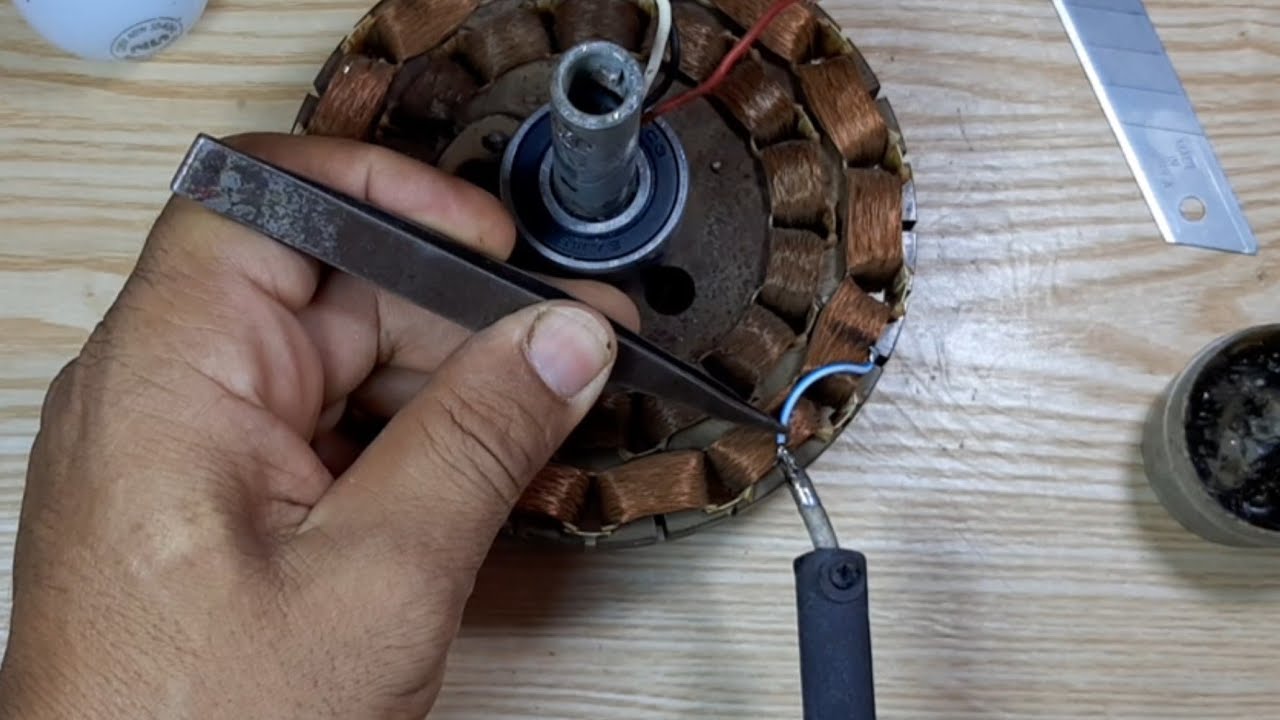 اصلاح مروحه سقف قاطعه ملف تشغيل