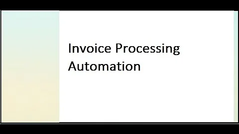 Invoice Processing Automation
