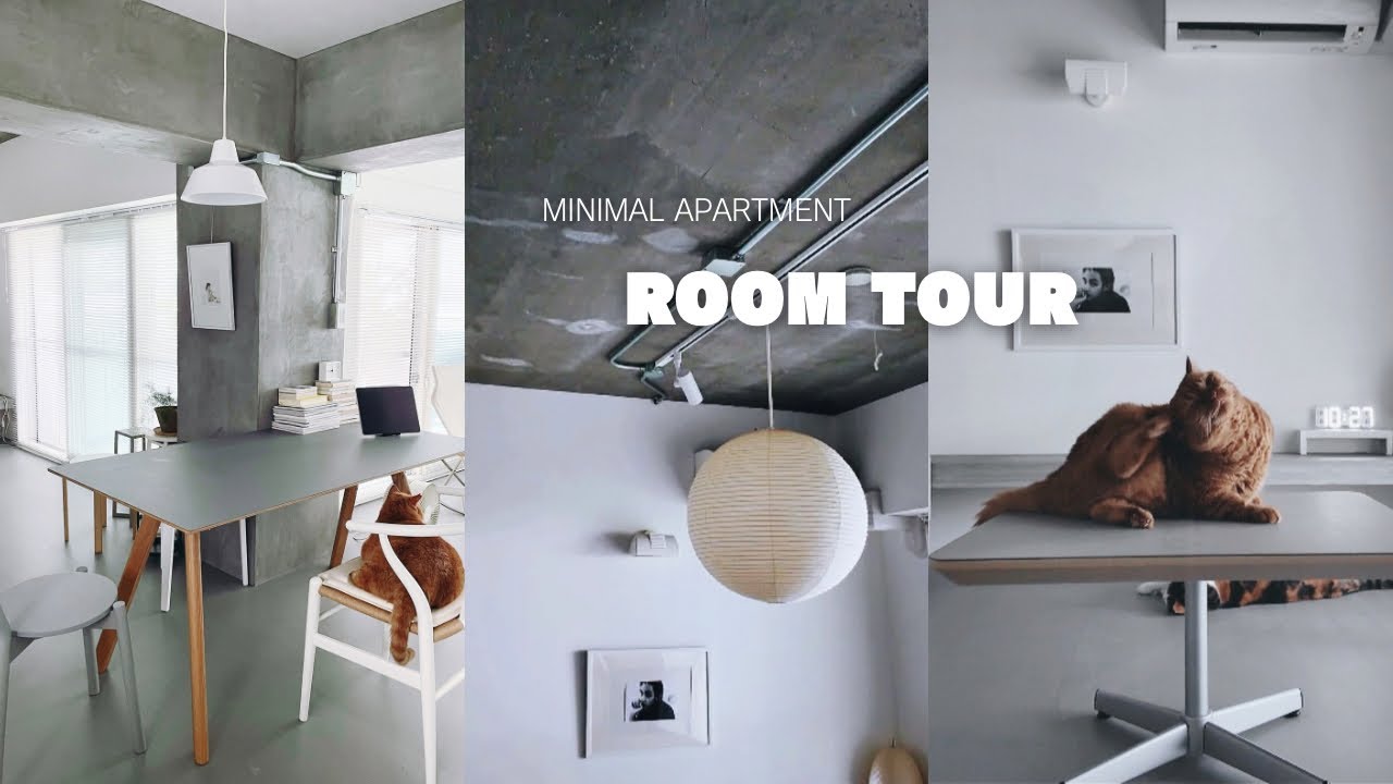 【ルームツアー 】工夫を詰め込んだ2LDK築古マンション｜ミニマルでシンプルな空間｜部分リノベーション