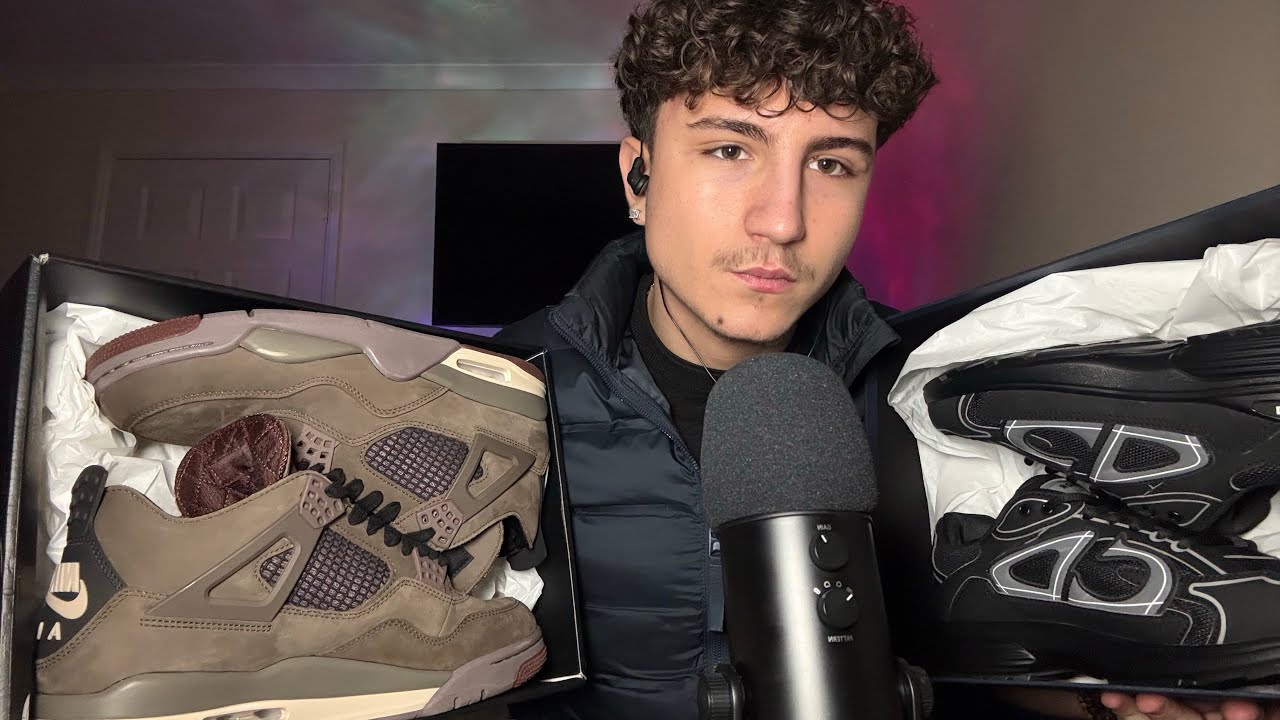 ASMR EN ESPAÑOL 🇪🇸👟 Te ayudo a elegir zapatillas + mascando chicle (súper relajante)