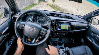 2021 Toyota Hilux Invincible [2.8 D-4D 204HP] | POV Test Drive #901 Joe Black