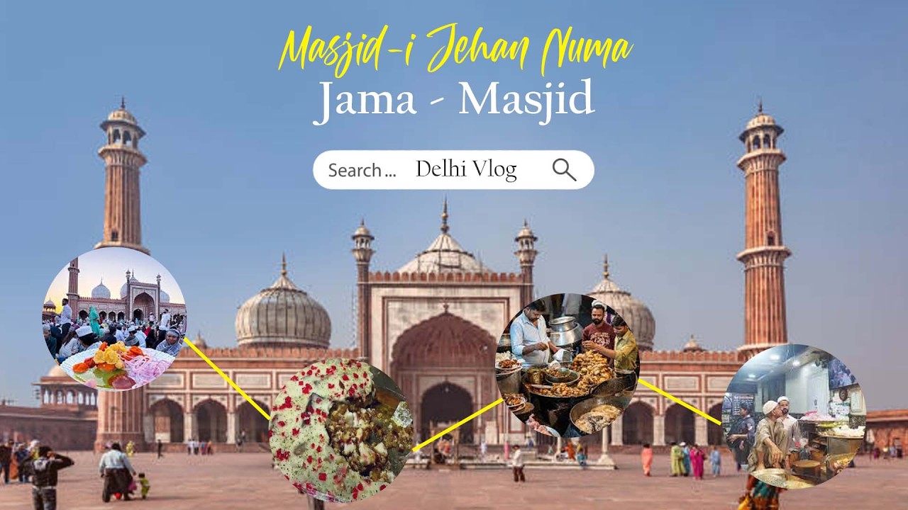 Purani Delhi KI Jama Masjid | Exploring Delhi Monument