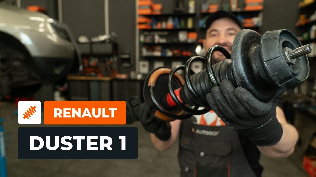 Come sostituire un puntone di sospensione anteriore su RENAULT DUSTER 1 [TUTORIAL AUTODOC]
