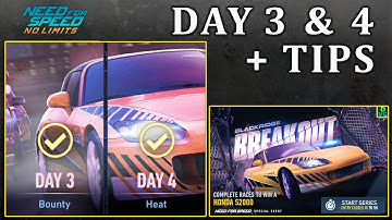 NFS No Limits | Day 3 & 4 + TIPS - Honda S2000 | Breakout Event