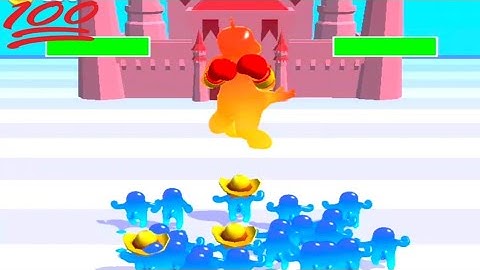 Jelly Clash 3D Gameplay_level 06-09 Android iOS Walkthrough gamings