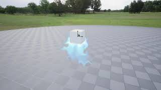 UE5.0 , Sim Grid 2D, Niagara Advection Aura Test. No Post Proccess