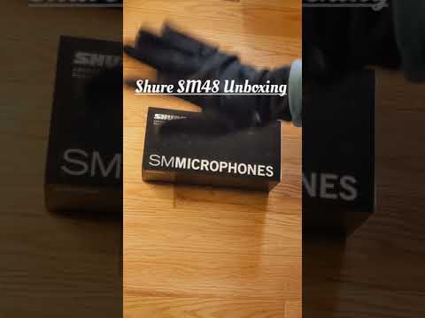 Shure SM48 Mic Unboxing #shorts