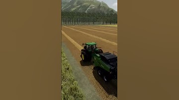 John Deere we make straw bales for animals/Maps The Plantation//💪💯🚜