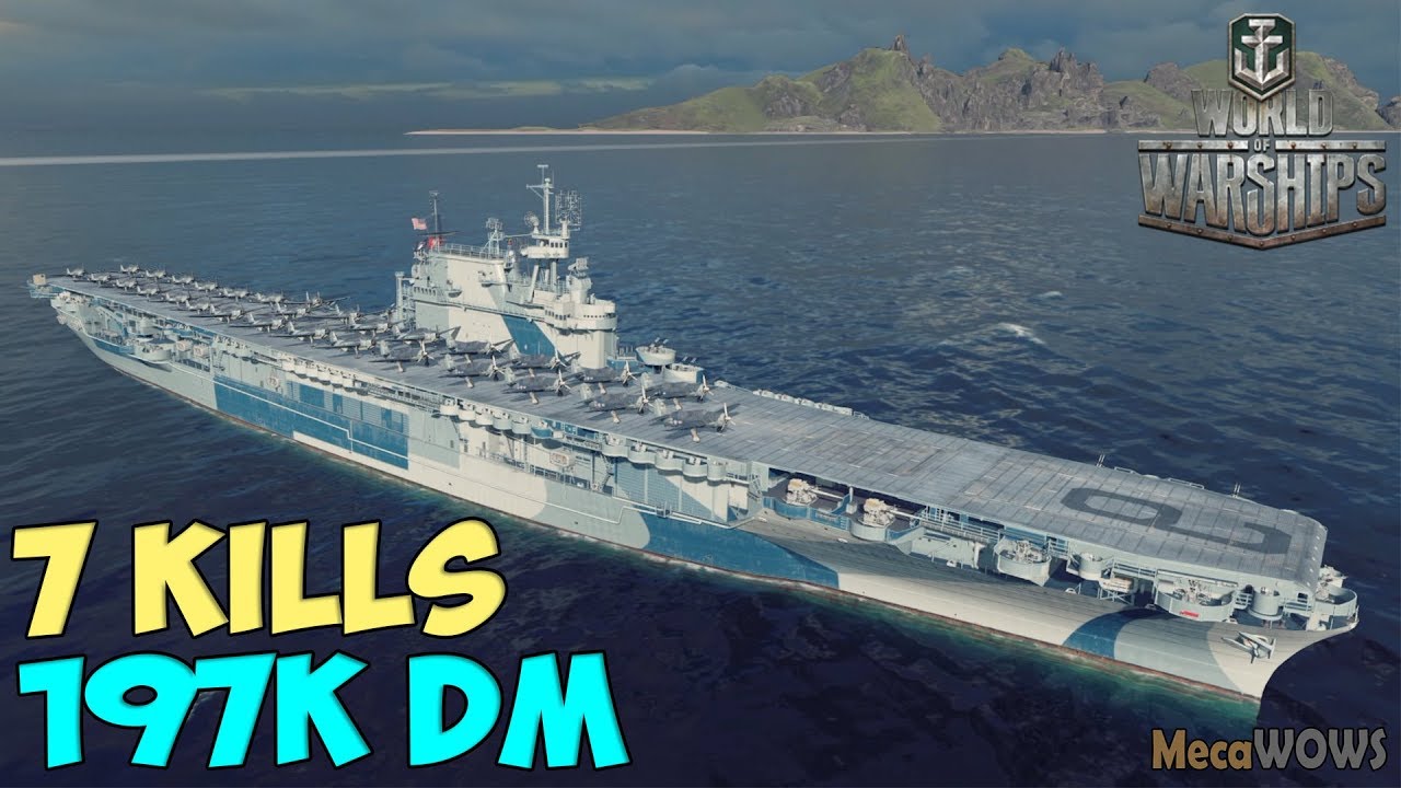 โหลด เกมส์ world of warships  Update 2022  World of WarShips | Enterprise | 7 KILLS | 197K Damage -  Replay Gameplay 4K 60 fps