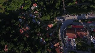 Residential Area Top View Stock Video