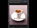 Blend Any Shape on Water Surface Using Frame Tool – Photoshop