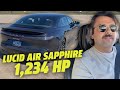 Sickeningly fast first drive of the 2024 lucid air sapphire