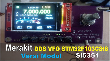 Merakit DDS VFO STM32F103C8T6 Versi Modul
