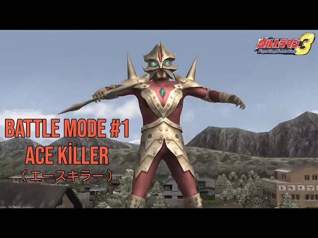 Ultraman Fighting Evolution 3 - Battle Mode #1 - Ace Killer