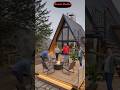 Luxury Cliffside A-Frame Cabin Build | Unreal Ocean View Transformation 🌊🏡