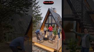 Luxury Cliffside A-Frame Cabin Build | Unreal Ocean View Transformation 🌊🏡