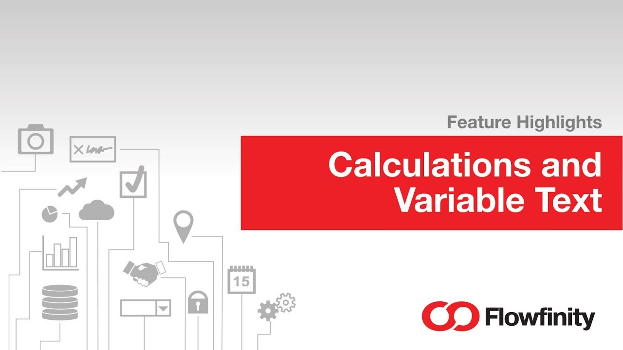 Calculations and Variable Text in Flowfinity - YouTube