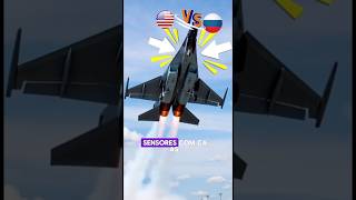 Caças EUA vs Rússia: quem vence #aviões #curiosidades #shorts