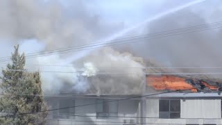 Roof collapses as crews battle motel fire n Kalispell