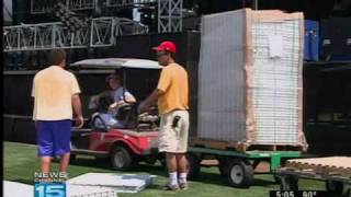 Parkview Field transformed overnight