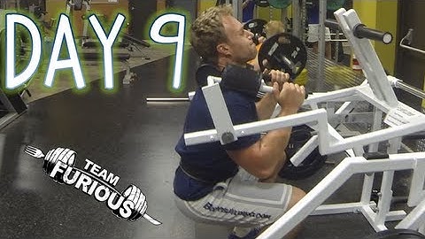THE FURIOUS 45 - DAY 9 - LEG DAY WITH MOM / NEW GRAPHICS | Furious Pete Talks