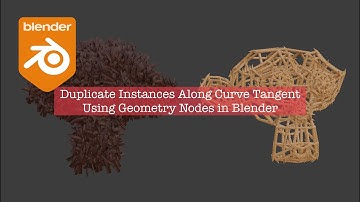 LIVENODING Duplicate and Orient Instances Along Curve Tangent Using Geometry Nodes