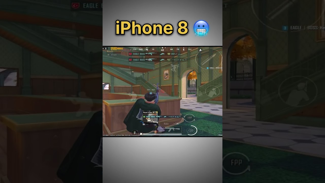 iPhone 8 pubg test 