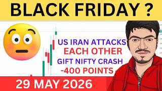 Nifty & Bank nifty prediction for tomorrow for Friday | Why SUDDEN CRASH in GIFT NIFTY