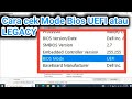 Cara cek Mode Bios UEFI atau LEGACY
