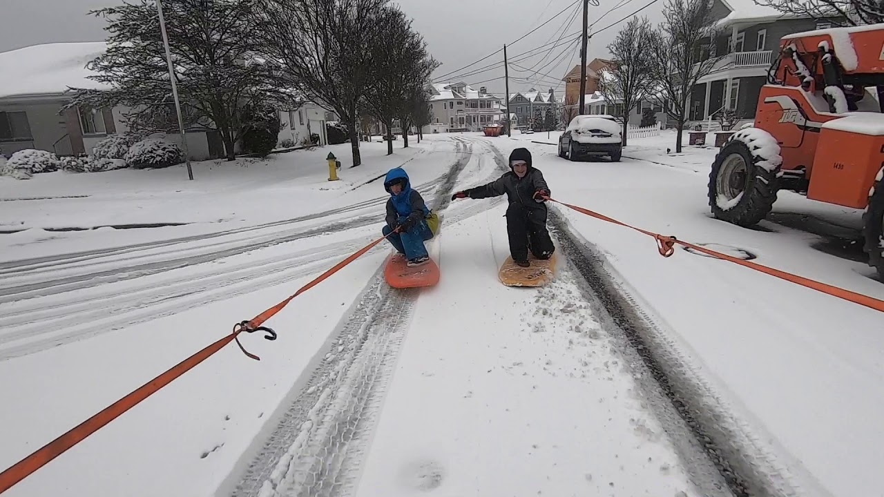 Catch Surf Street Snow Surf Session