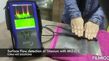 Eddy Current testing with MIZ-21C