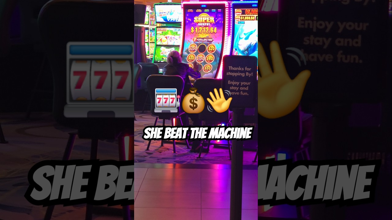 instant withdrawal online casino singapore She Beat The Slot Machine To Pay Her Money 🤣 shorts